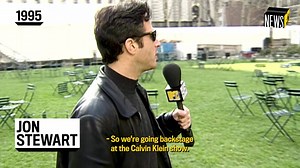 13K views · 15 reactions | It's New York Fashion Week, baby! In honor of NYFW, we're going back 25 years ago when the hilarious Jon Stewart was Cindy Crawford's #HouseOfStyle correspondent at the 1995 Calvin Klein fashion show. He took us behind-the-scenes to cause some havoc and interview the legendary designer himself. | MTV News | Facebook
