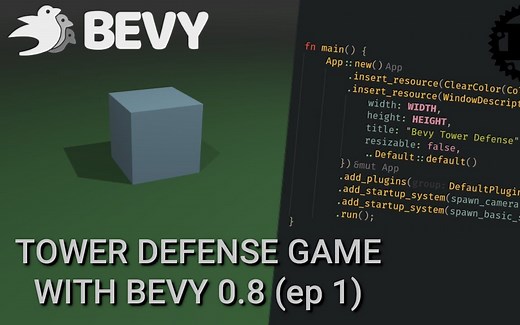 【中字】Bevy 0.8入门教程-基本3D场景