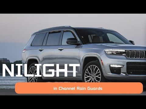 🔧 Nilight In-Channel Rain Guards for Jeep Grand Cherokee L | Installation Guide