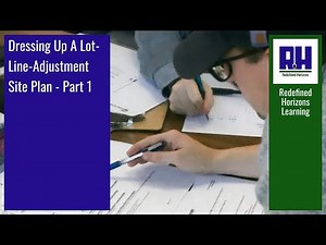 Dressing Up A Lot-Line-Adjustment Site Plan - Part 1