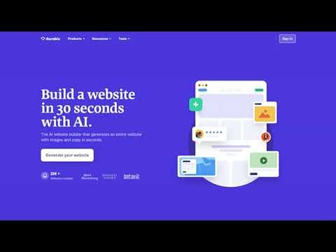 Durable AI: Building Your Professional Digital Presence in 30 Seconds