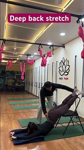 Deep back stretch #yoga #backbending #helloyogaindia