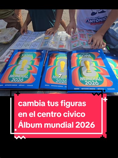 Cambia tus figuritas del Mundial en el Parque Cívico