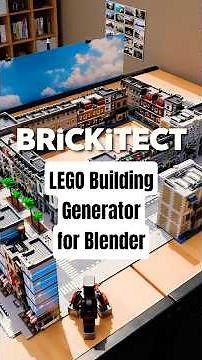 Amazing Lego Building Generator for Blender