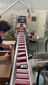 Manual packaging of finished products at the end of the production line in a factory. | Woodform Crafts