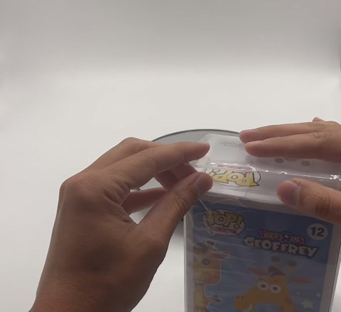 JDS Pop Protector Case for 4 Inch Funko Pop Figures (10 Pack) Strong Extra Thick Crystal Clear Heavy Duty Plastic Display Box - Perfect for Vinyl Figures & Protective Film Locking Tab 100% Recyclable