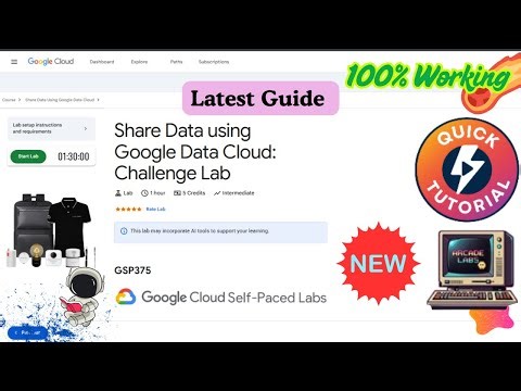 Share Data using Google Data Cloud: Challenge Lab || GSP375 || #qwiklabs #arcade