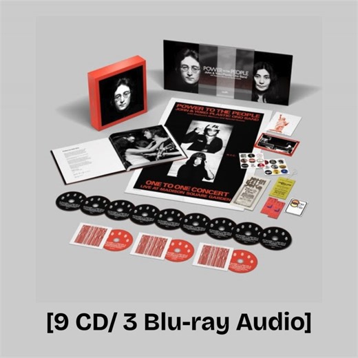 John Lennon / Yoko Ono / Plastic Ono Band - "Power To The People: Live at the One To One Concert" [2 CD] On August 30, 1972, John Lennon & Yoko Ono/Plastic Ono Band with Elephant's Memory and guests headlined 2 historic ONE TO ONE concerts at Madison Square Garden, NYC. These benefit shows played to a combined audience of 40K people and helped raise over $1.5 million to support children with disabilities. They were his only full-length concerts after leaving the Beatles and the last shows John &