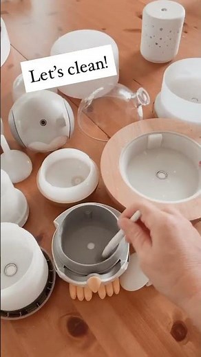 How to clean a diffuser! #diffusers #plantbased #lowtoxliving