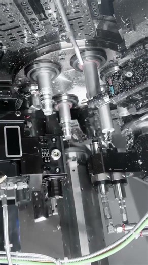 Milling and turning combined machining allows precision partstobe formedinonestep#precisionmachining
