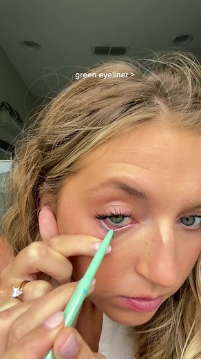 Get Ready with Me: Green Eyeliner Tutorial ft. Colour Eyeliner