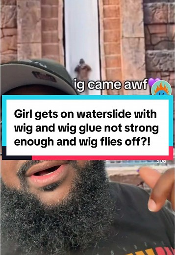 Wig Woes on Waterslide: The Ultimate G-Force Fail