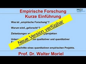 Quantitative Methoden 2017: Einführung
