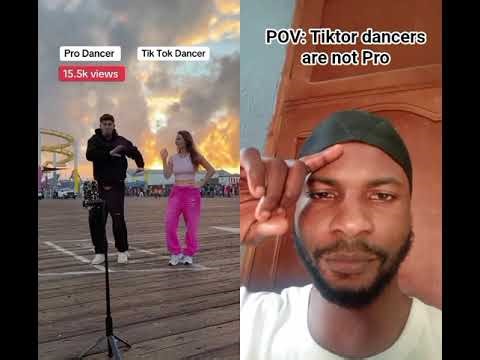 TikTok DANCER AND PRO DANCER COMPARISON OFF VIEWS #shorts #dance #streetdance #duet #funny #memes