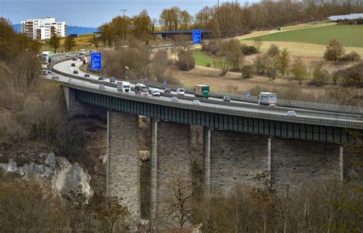 Sinzinger Autobahnbrücke: Ab Montag wird es eng auf der A3-Schlüsselstelle