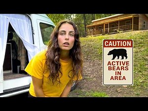 Leaving My Remote Cabin to Camp Alone in My Van (Aggressive Bear Area)