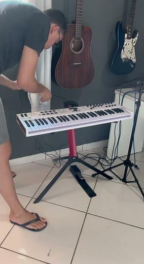MONTANDO SETUP - Controlador Arturia Keylab 61 Teclas #musicaevagelica #gravacao #music #sound