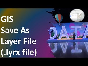 GIS Sharing Options: Save As Layer File (.lyrx file)
