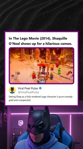 The Lego Movie 2014 Shaquille ONeal Shows Up For a Hilarious Lego Cameo