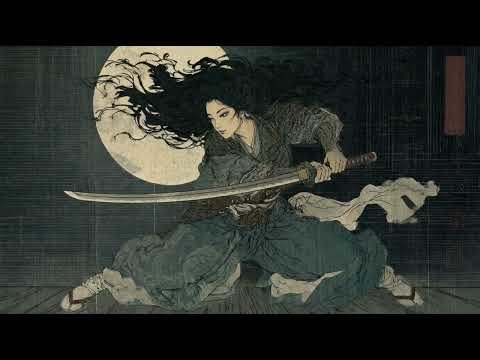 🌙 Moonlit Iai — Mystical Japanese Ambient for Deep Focus & Sleep | 3 Hours Onna-Bugeisha
