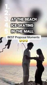 Ranking the Best Proposals Ever 💍 #proposal #heartwarming #shorts