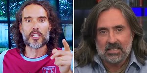 Russell Brand dubbed 'frappucino Neil Oliver' for spreading Maui conspiracies
