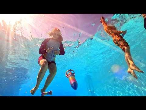 Swimming With 3D Printed Torpedoes - Underwater Test