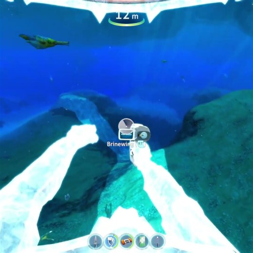 First Encounter with Brinewing! #subnauticabelowzero #flumpyclips #gaming #pcgaming