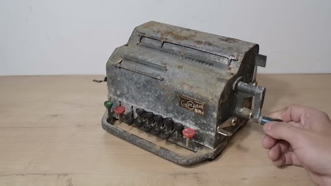 Forgotten Arithmometer Restored to Its Mechanical Glory