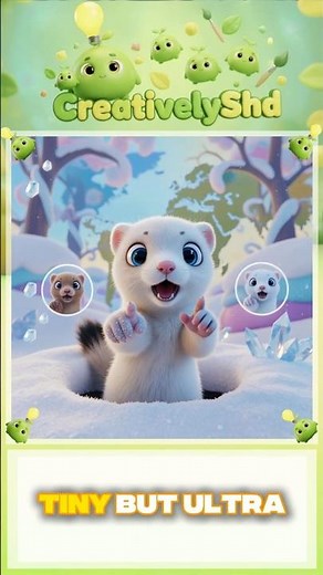 Do you know why this weasel turns WHITE in winter?