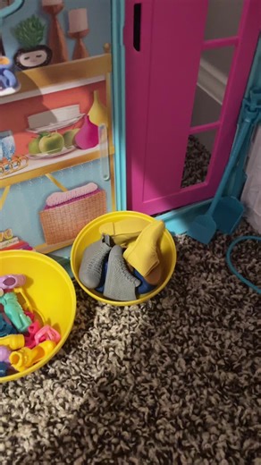 Uh oh 😟 #dolls #dollhouse #barbie #roleplay #evening | barbie doll house