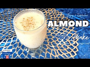 Perfect Almond Milkshake Recipe|How To Make Almond Milkshake|Badam Milkshake|SecretOfAlmondMilkshake