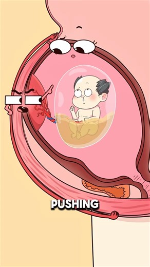 Why Some Pregnant Bellies Look Extra Big 🤰😳..!!#e2dhealth #animation #2dshow #health #fypシ