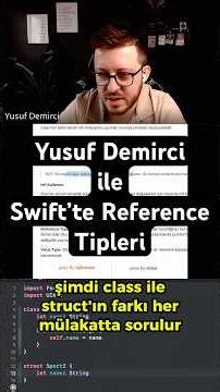 Yusuf Demirci ile Swift’te Reference Tipleri #yazılım #debug #swift #ios #iosdeveloper