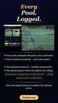 SPECIMEN LOG WoW FishBot fishbot.org #WoWCommunity #WoWAddon #WoWFishing