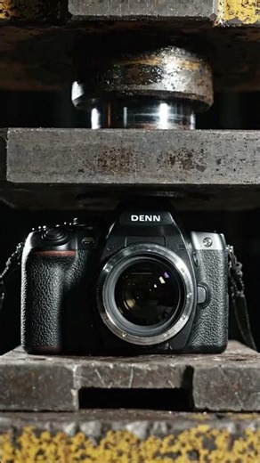 Crushing a Camera with a Hydraulic Press – Shocking Result!