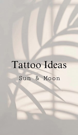 Sun and Moon Tattoo Ideas: A Balanced Design