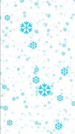 Free 4K Download 🔗 in Description ❄️ Neon Blue Falling Snowflakes Motion Graphic Background