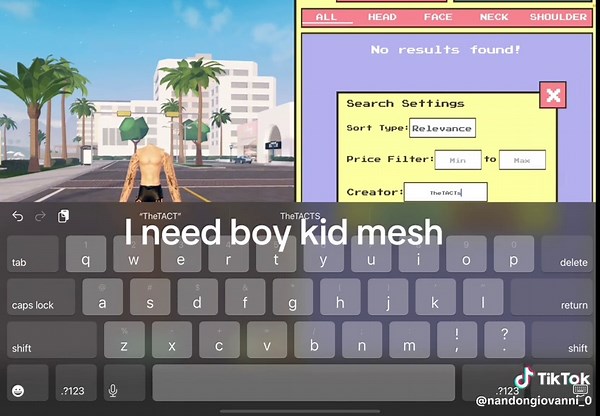 Boy Kid Mesh Options for Roblox Berry Avenue