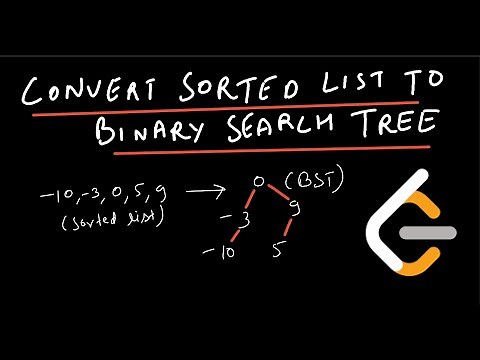 Convert Sorted List to BST | LeetCode 109 | Google Coding Interview Question