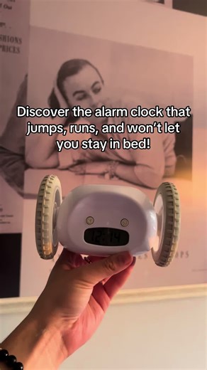 Struggling to wake up in the morning? 🌞 Meet Clocky, the super loud alarm clock for heavy sleepers. It’s the alarm clock on wheels that makes you get out of bed to turn it off. Perfect for college dorms or anyone who can’t snooze! 🎯 #fyp #sleep #sleeptips #sleephack #sleeper #heavysleeper #heavysleepers #heavysleeperprobs