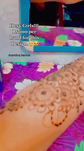 DM on Insta for Booking: @amiira.henna🤍 #hennabyamiira#affordable#viral#fyp