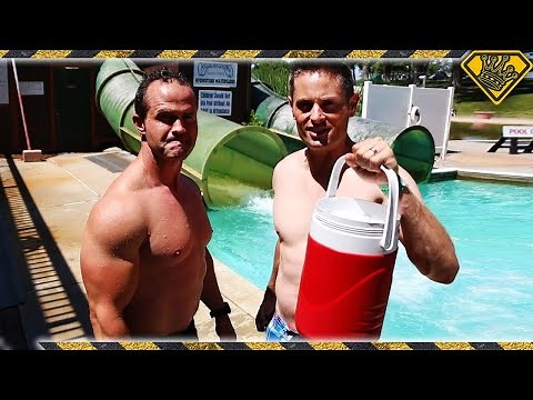 What does Dry Ice do in a Waterslide?