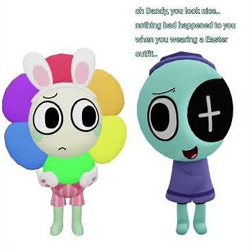 "..Astro like the Easter outfit with Dandy.." Dandy's World Comic Dub: ..Yandere Astro..