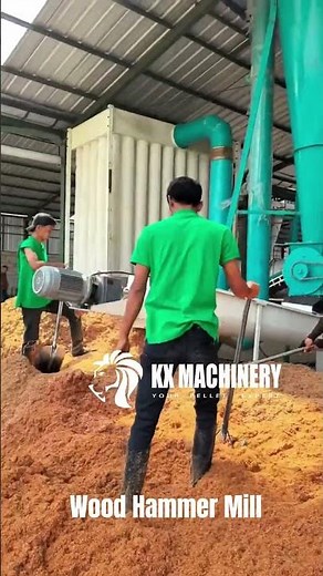 Biomass Wood Crusher Wood Sawdust Hammer Mill #hammermill