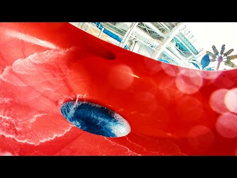 FAST ProBowl Water Slide! DreamWorks Water Park - Mad Flush POV