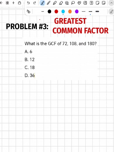 Finding the Greatest Common Factor of Numbers #civilserviceexam #collegeentranceexam #uat #mathematics #gcf