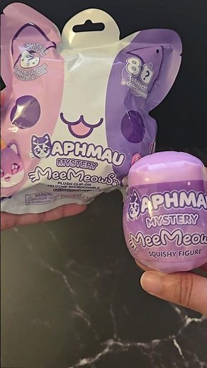 CUTE Aphmau Mystery MeeMeows plush clip on & figure Unboxing 😍