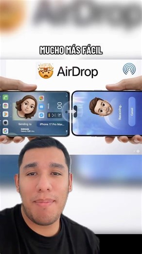 Quickshare de Samsung es compatible con AirDrop de Apple #apple #samsung #fyp #tech #smartphone