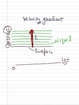 Velocity Gradient #shorts #shorts #11thphysics #fluid #fluidmechanics #viscosity